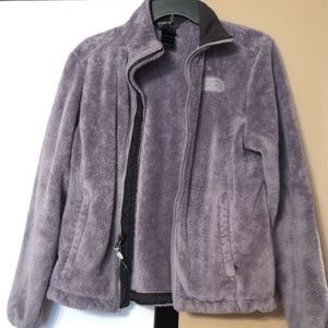 Gray North face fleece